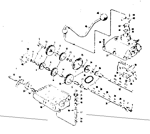 Craftsman 50281390 three speed transmission diagram