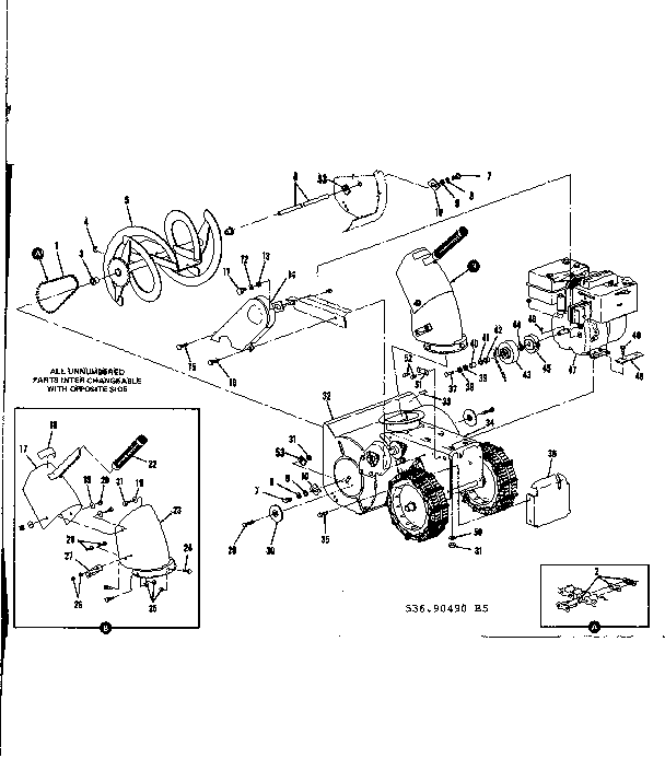 Craftsman 53690490 engine diagram