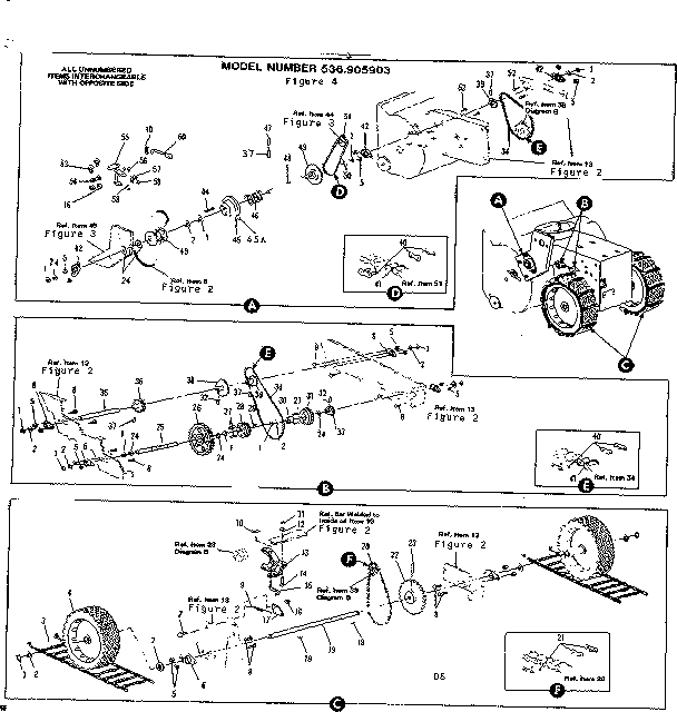Craftsman 536905903 wheel assembly diagram