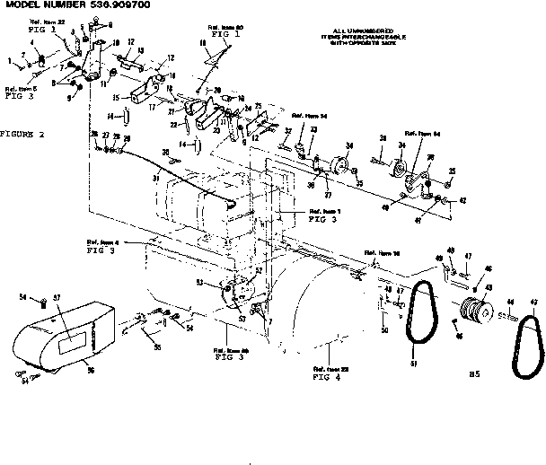Craftsman 536909700 drive assembly diagram