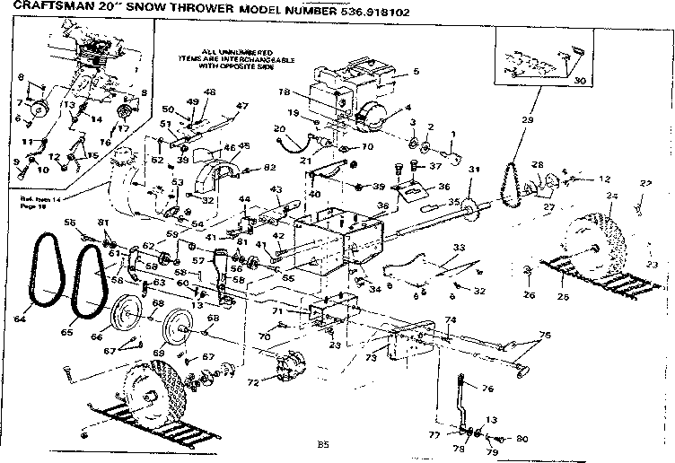 Craftsman 536918102 wheel assembly diagram