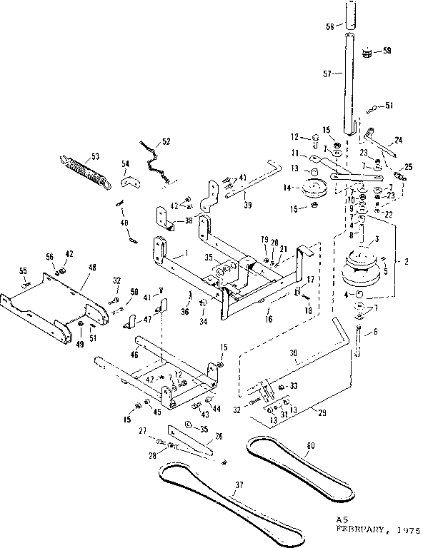 Craftsman 84226004 main frame diagram