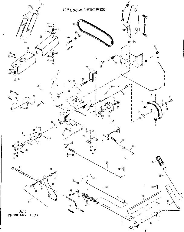 Craftsman 84226005 main frame diagram