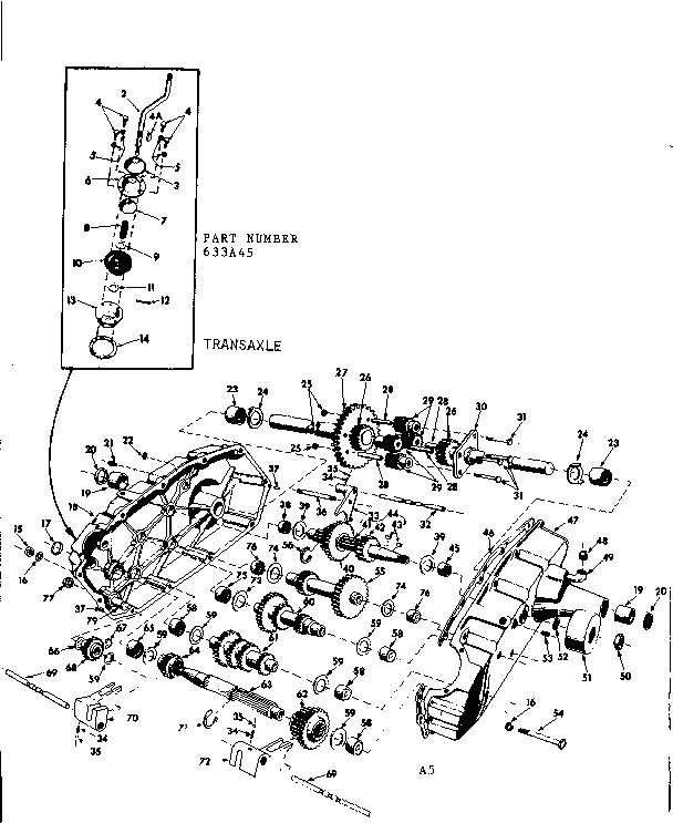 Craftsman 91725722 replacement parts diagram