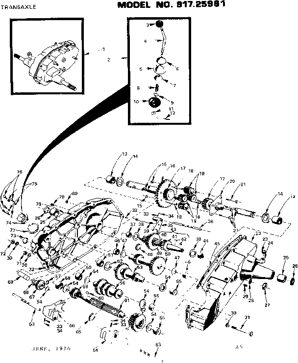 Craftsman 91725960 replacement parts diagram