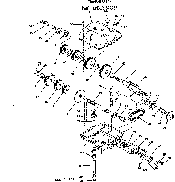Craftsman 917255121 transmission diagram