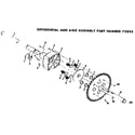 Craftsman 13172824 differential and axle assembly diagram
