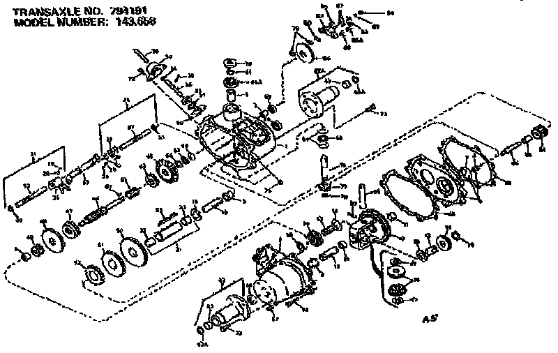 Craftsman 917255130 transaxle diagram