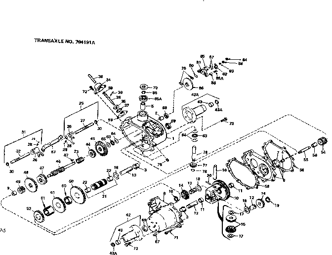 Craftsman 917794191A replacement parts diagram
