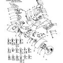 Craftsman 91725180 6 twin garden tractor/steering and final drive diagram