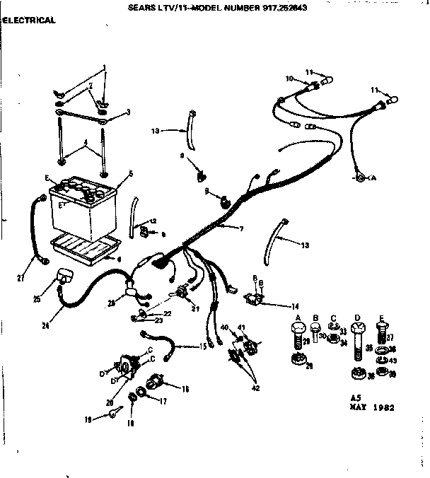 Craftsman 917252643 electrical diagram