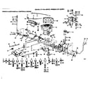 Craftsman 917252651 16 lawn tractor/power & mechanical controls group diagram