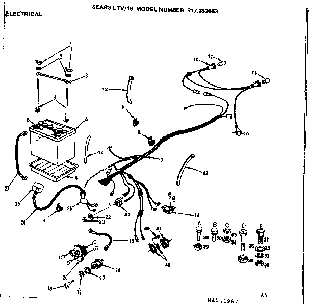 Craftsman 917252653 electrical diagram