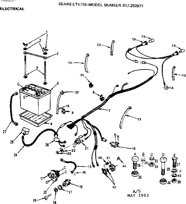 Craftsman 917252671 10/electrical diagram