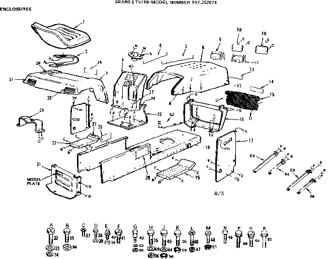 Craftsman 917252671 10/enclosures diagram