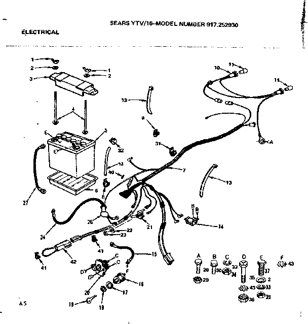 Craftsman 917252930 electrical diagram