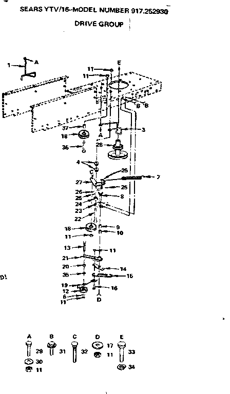 Craftsman 917252930 16/drive group diagram