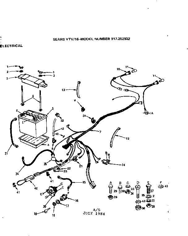 Craftsman 917252932 electrical diagram