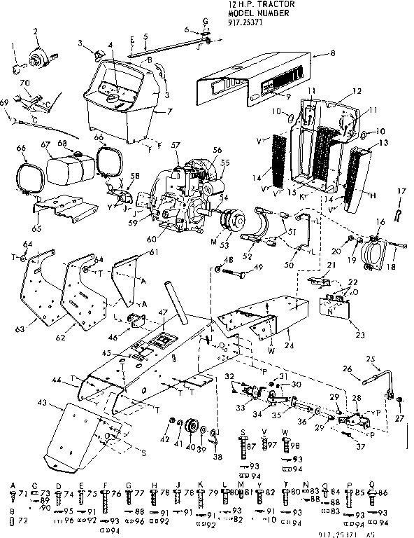 Craftsman 91725371 engine diagram