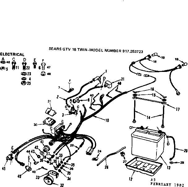 Craftsman 917253723 electrical diagram