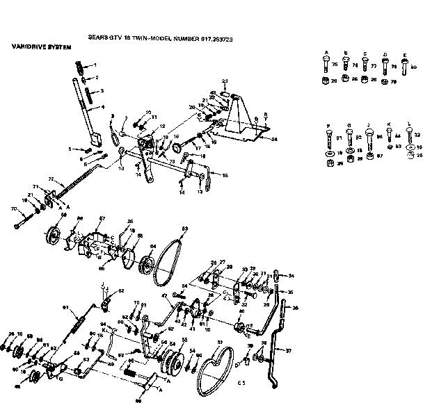 Craftsman 917253723 varidrive system diagram