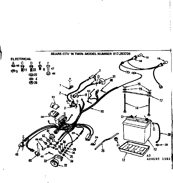 Craftsman 917253726 electrical diagram