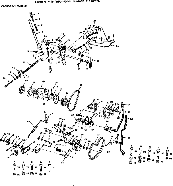 Craftsman 917253726 varidrive system diagram