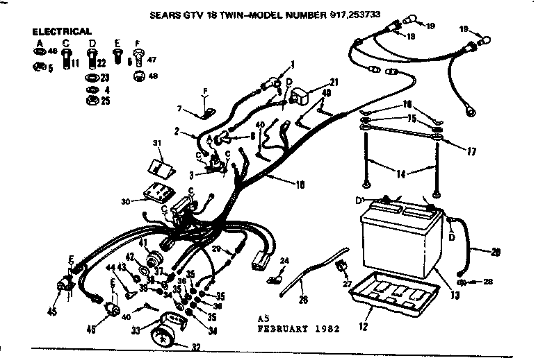 Craftsman 917253733 electrical diagram