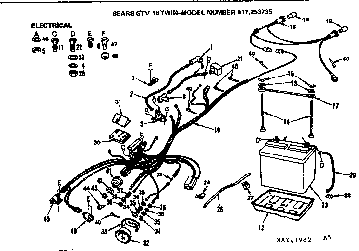 Craftsman 917253735 electrical diagram