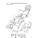 Craftsman 917255260 fender, hood and grill diagram