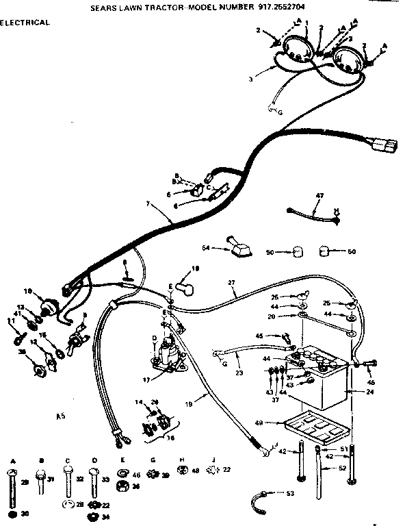 Craftsman 9172552704 electrical diagram