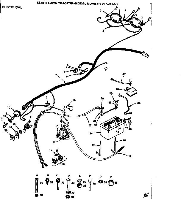 Craftsman 917255275 electrical diagram