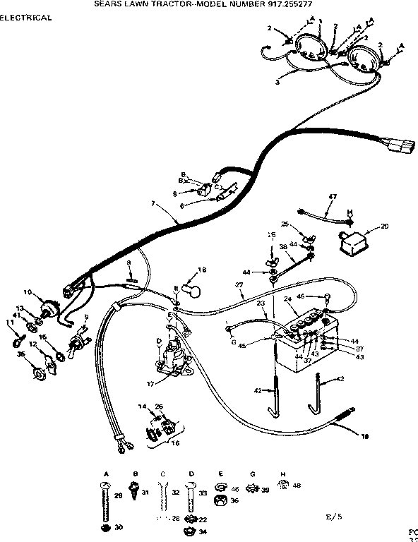 Craftsman 917255277 electrical diagram