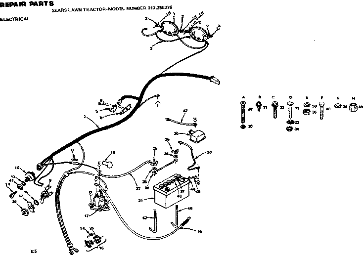 Craftsman 917255278 electrical diagram