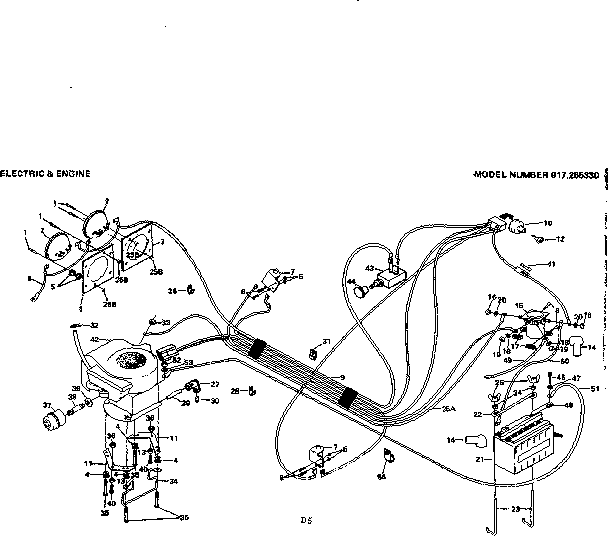 Craftsman 917255330 electric & engine diagram