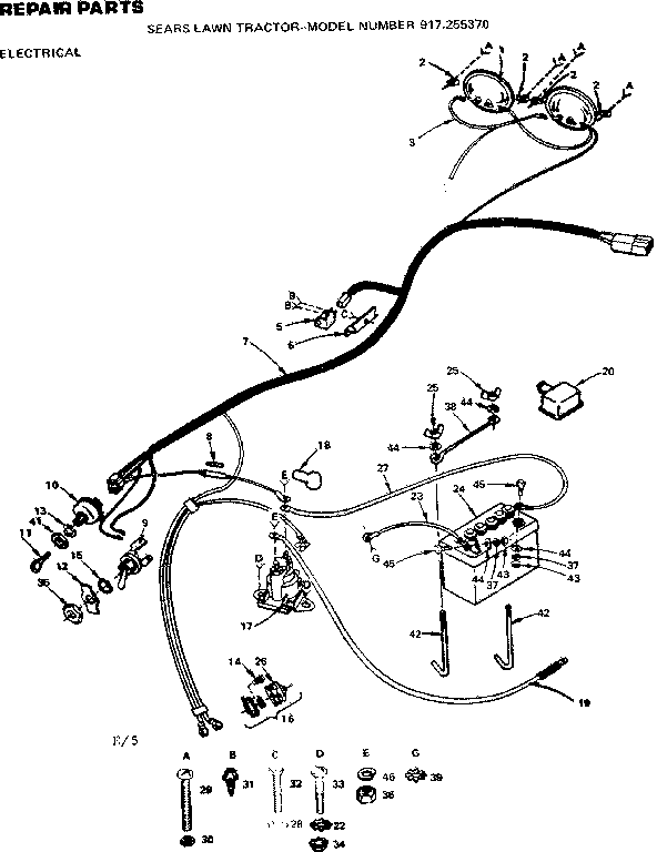 Craftsman 917255370 electrical diagram