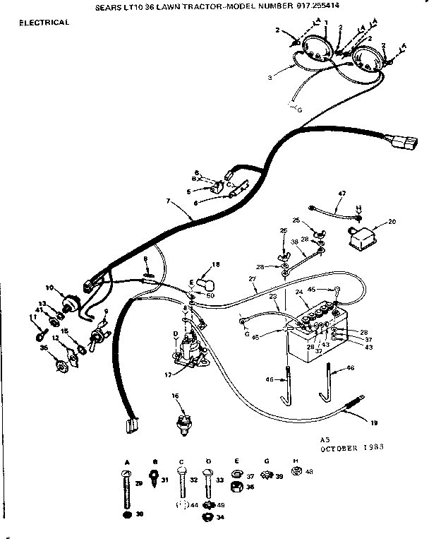 Craftsman 917255414 electrical diagram