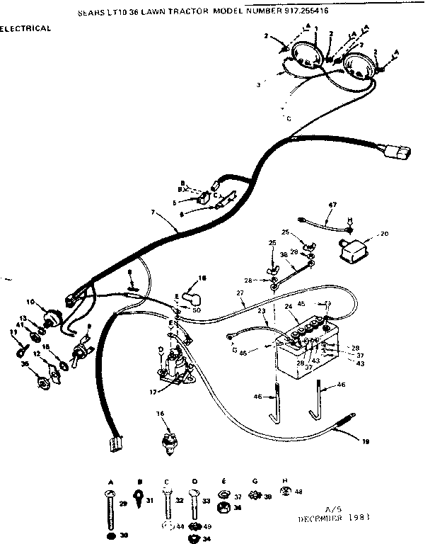 Craftsman 917255416 electrical diagram