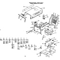 Craftsman 917257031 engine mount, hood & grill diagram