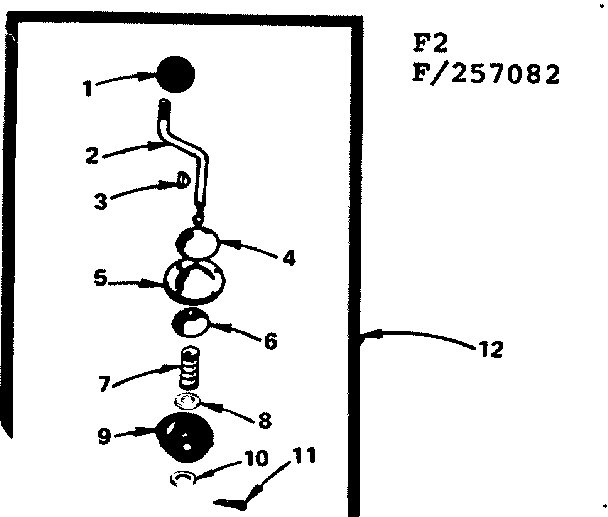 Craftsman 917257082 gear shift lever assembly diagram