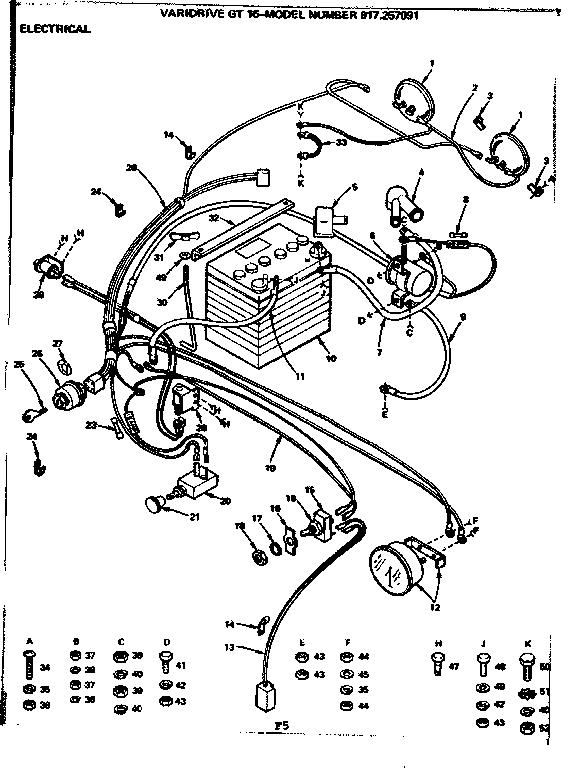 Craftsman 917257091 electrical diagram