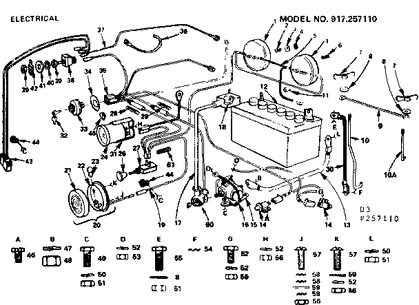 Craftsman 917257110 electrical diagram