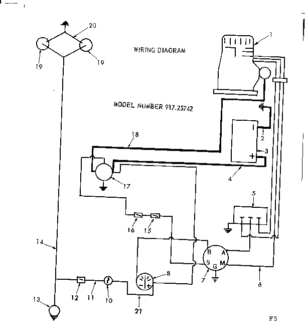Craftsman 91725742 16 tractor/wiring diagram diagram