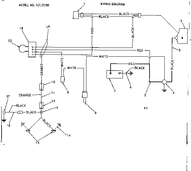 Craftsman 91725780 10e lawn tractor/wiring diagram diagram