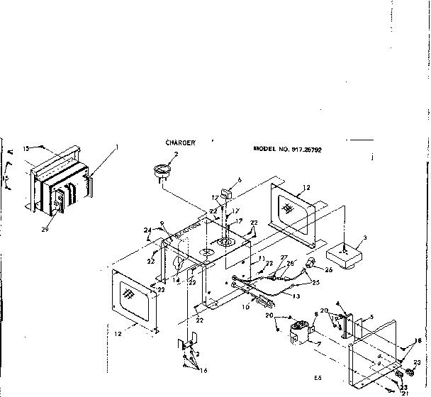 Craftsman 91725792 charger diagram