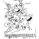 Craftsman 91725881 16 garden tractor/steering and final drive diagram