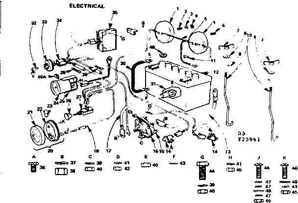 Craftsman 91725961 18 twin garden tractor/electrical diagram