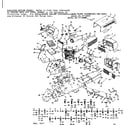 Craftsman 91725980 main frame, dashboard and grill diagram