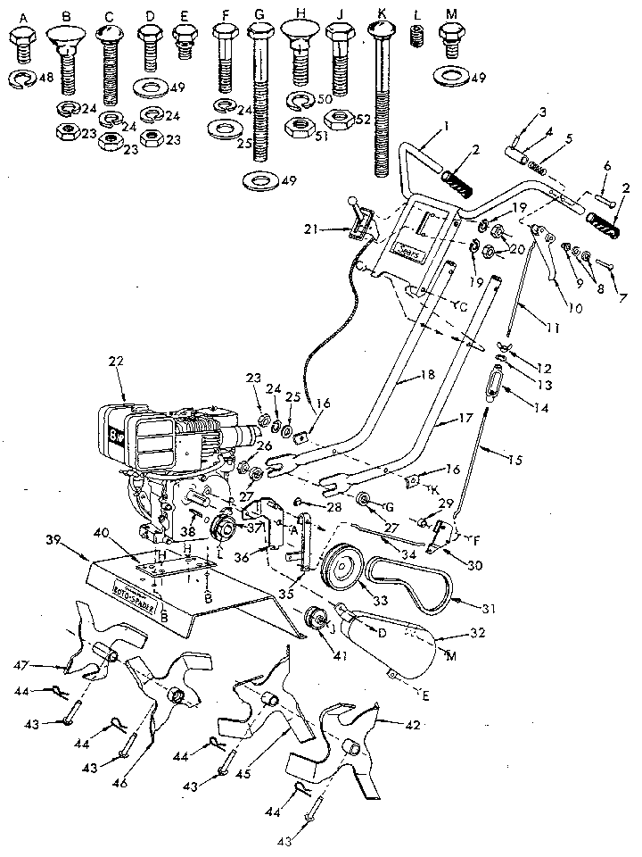 Craftsman 917292580 replacement parts diagram