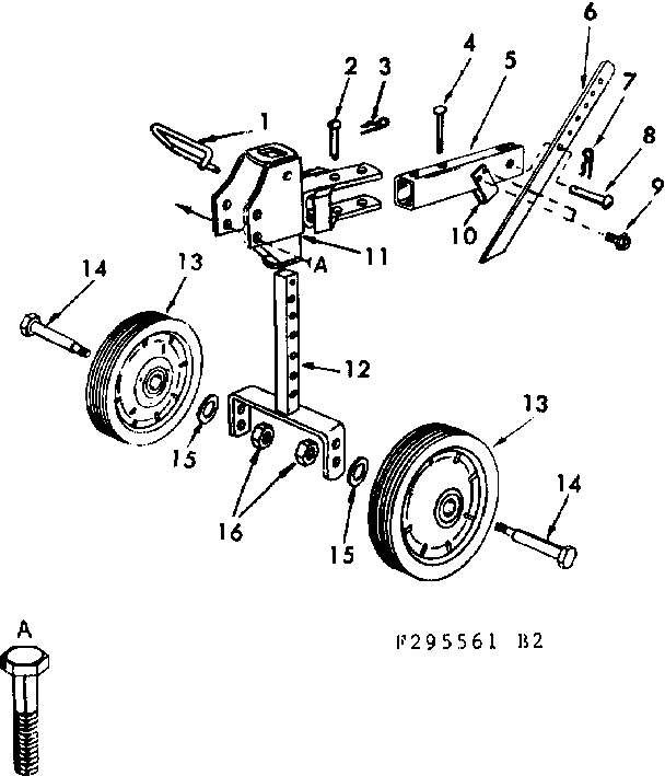 Craftsman 917295561 wheel assembly diagram